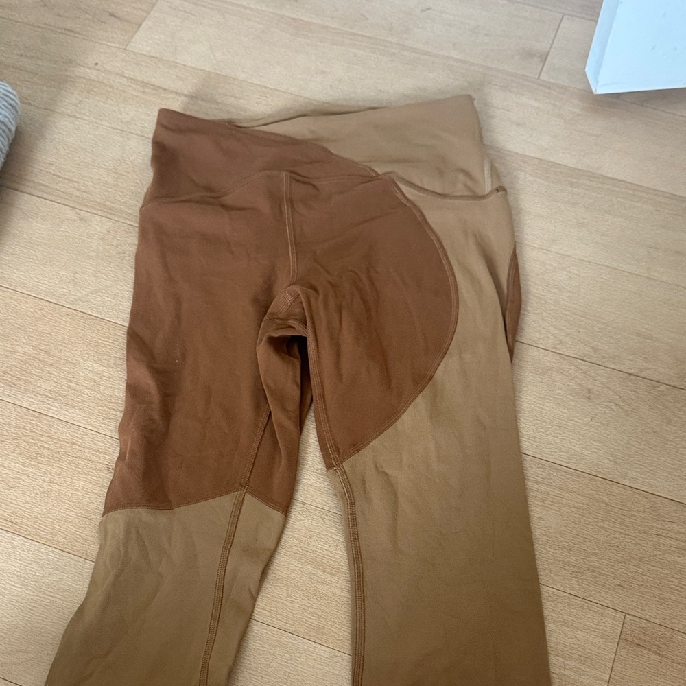 Kids Tan and Brown Leggings